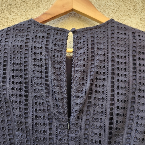 BANANA REPUBLIC Women’s Dress Size 0 Tiered Cottagecore Romantic Maxi Eyelets - Picture 4 of 13